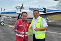 Bandara Dabo Singkep Lakukan Kalibrasi PAPI Light, Pastikan Keselamatan Pendaratan Pesawat | f. Redaksi