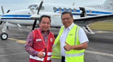 Bandara Dabo Singkep Lakukan Kalibrasi PAPI Light, Pastikan Keselamatan Pendaratan Pesawat | f. Redaksi