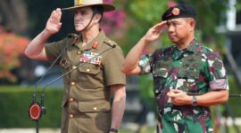 Perkuat Kerja Sama Militer di Kawasan Indo-Pasifik, Panglima TNI Terima Kunjungan Kehormatan Kasad Australia | f. Puspen TNI