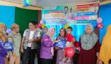Ketua TP PKK dan Dekranasda Lingga Tinjau Posyandu Desa Benan, Dorong Percepatan Penurunan Stunting | f. Diskominfo Lingga