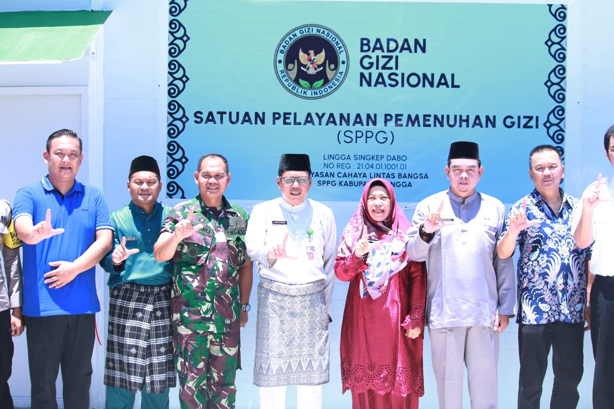 Peresmian Dapur SPPG Perdana di Lingga: Langkah Nyata Penuhi Gizi Anak Sekolah Lewat Program MBG | f. Prokopim Lingga
