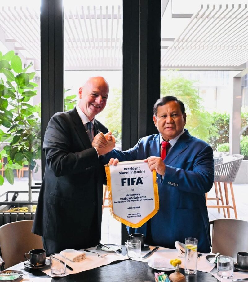 Presiden Prabowo dan Presiden FIFA Gianni Infantino Tegaskan Komitmen Besar untuk Sepak Bola Indonesia | f. BPMI Setpres