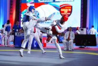 Kasum TNI Tutup Kejuaraan Taekwondo Internasional Panglima TNI Cup 2025 | f. Puspen TNI