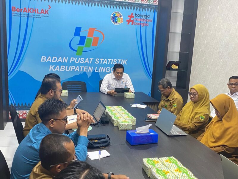 BPS Kabupaten Lingga Gelar Pembinaan Statistik Sektoral 2025, Perkuat Tata Kelola Data Pembangunan Daerah | f. Diskominfo Lingga