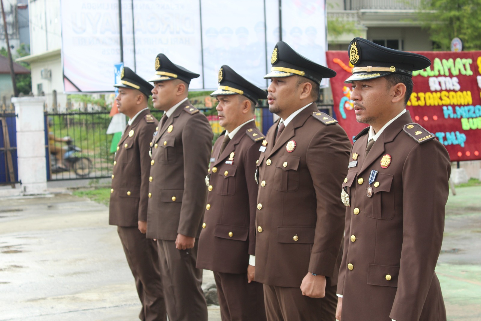 Kejari Lingga Upacara Hari Adhyaksa ke-80 | f. Wandy