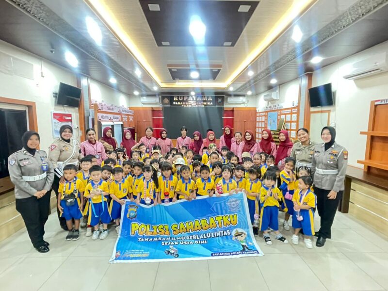 Satlantas Polres Karimun Gelar Program Polsanak: Edukasi Tertib Lalu Lintas Sejak Usia Dini | f. Red