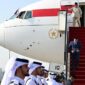 Presiden Republik Indonesia, Prabowo Subianto tiba di Doha, Qatar pada Jumat, 12 September 2025 pukul 15.20 waktu setempat (WS), untuk melakukan pertemuan dengan Emir Qatar, Yang Mulia Syekh Tamim bin Hamad Al-Thani Foto: BPMI Setpres