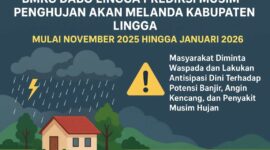 BMKG Dabo Lingga Prediksi Musim Penghujan Akan Melanda Kabupaten Lingga Mulai November 2025 hingga Januari 2026 | f. Redaksi