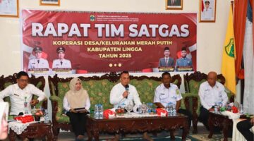 Pesan Tegas Pemkab. Lingga Pada Rapat Tim Satgas KDKMP di Dabo Singkep | f. Diskominfo Lingga