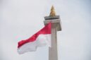 Bendera Merah Putih, Gagah Berkibar Saat Gladi Upacara HUT ke-80 TNI | f. Puspen TNI