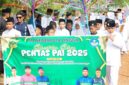 Ratusan Pelajar Meriahkan Pawai Pentas PAI 2025 di Desa Panggak Laut: Wujud Ukhuwah Islamiyah dan Pembinaan Akhlak Generasi Muda | f. Diskominfo Lingga