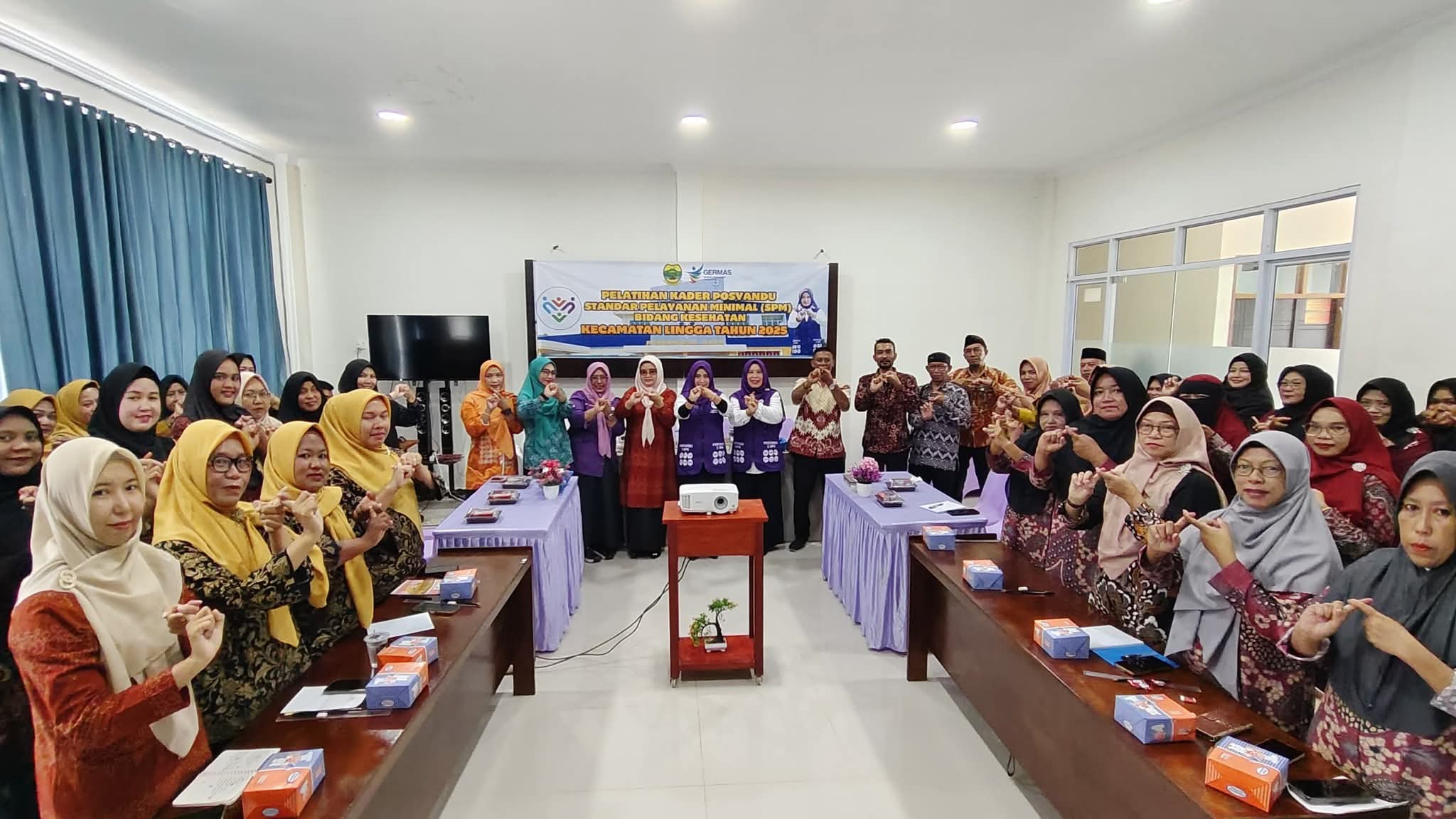 Posyandu Bangkit! Pemkab Lingga Mantapkan Enam Standar Pelayanan Kesehatan Demi Generasi Sehat | f. Diskominfo Lingga