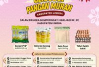 Gerakan Pangan Murah Digelar di 13 Kecamatan, Sambut Hari Jadi ke-22 Kabupaten Lingga | f. Diskominfo Lingga