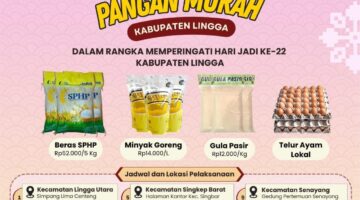 Gerakan Pangan Murah Digelar di 13 Kecamatan, Sambut Hari Jadi ke-22 Kabupaten Lingga | f. Diskominfo Lingga