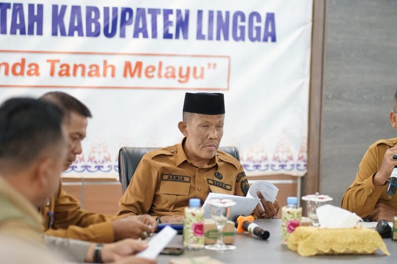 Pemkab. Lingga Matangkan Persiapan Sambut Kedatangan Menko Polhukam, Sekda Pimpin Rakor | f. Diskominfo Lingga