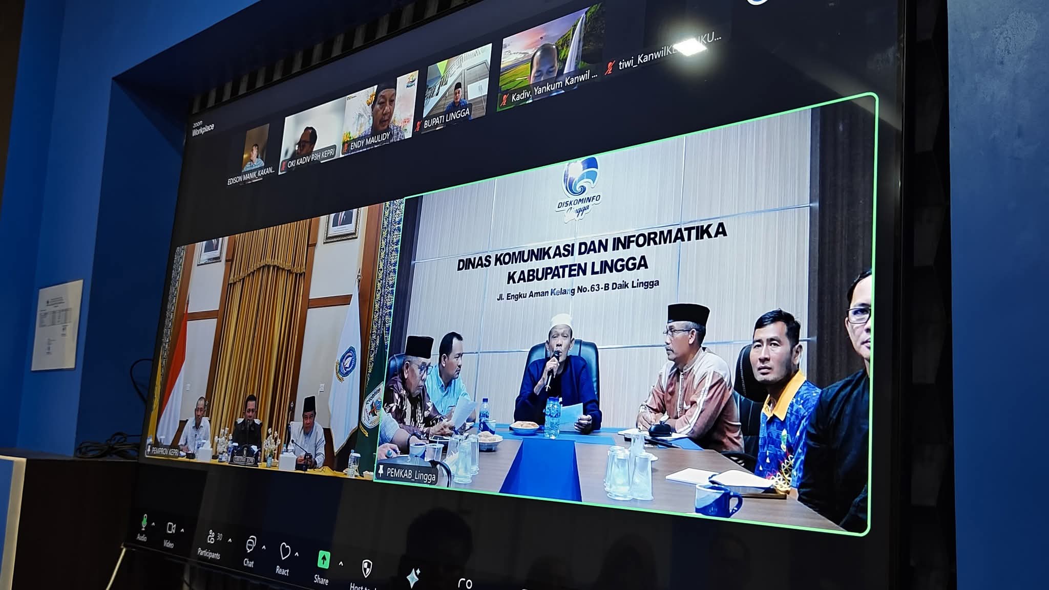 Sekda Lingga Pimpin Rapat Persiapan Penyambutan Menko Kumham Imipas RI, Tunjukkan Sinergi dan Kesiapan Daerah | f. Diskominfo Lingga