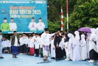 Bupati Nizar Ajak Santri Melek Teknologi di Apel Hari Santri 2025 Kabupaten Lingga | f. Diskominfo Lingga