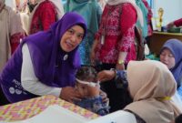 Feby Sarianty Novrizal Tinjau Posyandu Semangka di Bukit Langkap, Dorong Layanan Rutin dan Pencegahan Stunting di Lingga Timur | f. Diskominfo Lingga