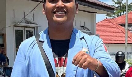 Ketua BEM STISIP Bunda Tanah Melayu Lingga, Said Farhan Falahis Al Ghiffari | f. Redaksi