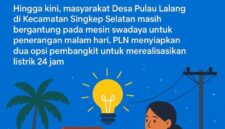 PLN Targetkan Desa Pulau Lalang Nikmati Listrik 24 Jam pada 2026 | f. Ilustrasi Redaksi