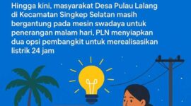 PLN Targetkan Desa Pulau Lalang Nikmati Listrik 24 Jam pada 2026 | f. Ilustrasi Redaksi