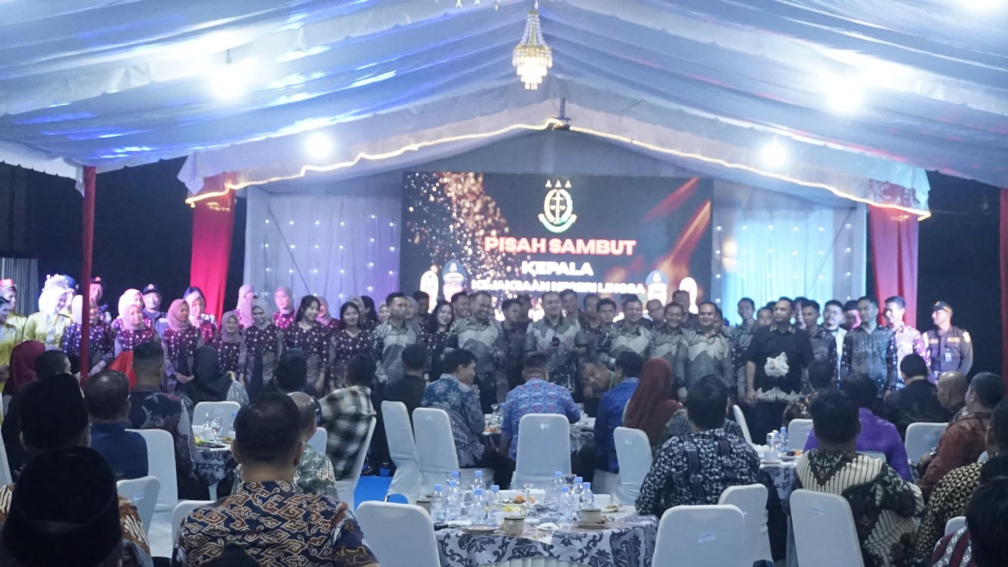 Malam Haru Pisah Sambut Kajari Lingga | f. Diskominfo Lingga