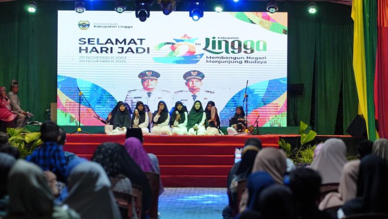 Malam Hiburan Pertunjukan Kesenian Meriahkan Hari Jadi Kabupaten Lingga ke-22 Tahun 2025 | diskominfo Lingga