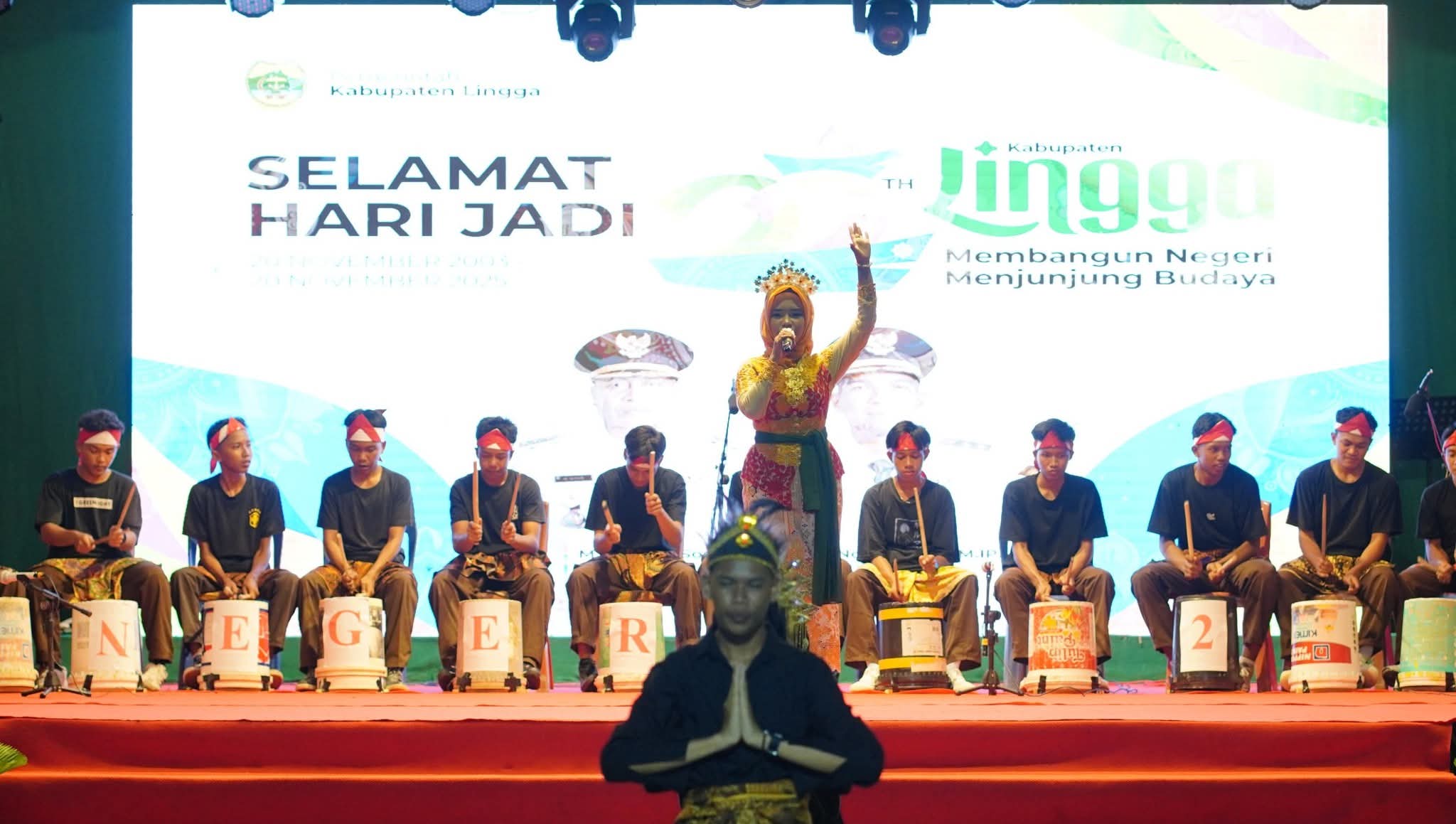 Malam Hiburan Pertunjukan Kesenian Meriahkan Hari Jadi Kabupaten Lingga ke-22 Tahun 2025 | diskominfo Lingga