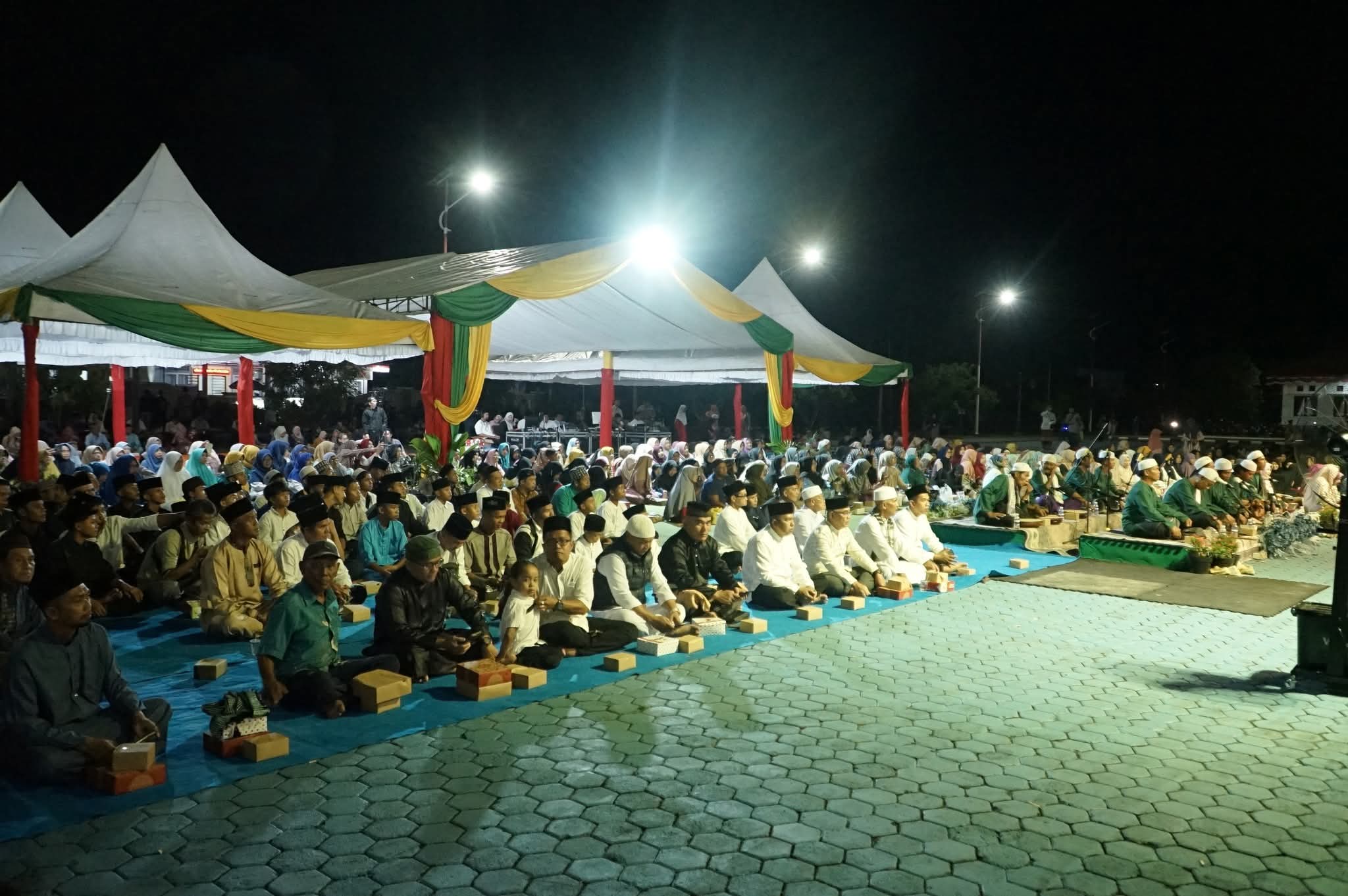 Pemerintah Kabupaten Lingga Gelar Dzikir, Sholawat dan Doa Bersama Semarak Hari Jadi ke-22 | f. Diskominfo Lingga
