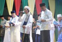 Pemerintah Kabupaten Lingga Gelar Dzikir, Sholawat dan Doa Bersama Semarak Hari Jadi ke-22 | f. Diskominfo Lingga