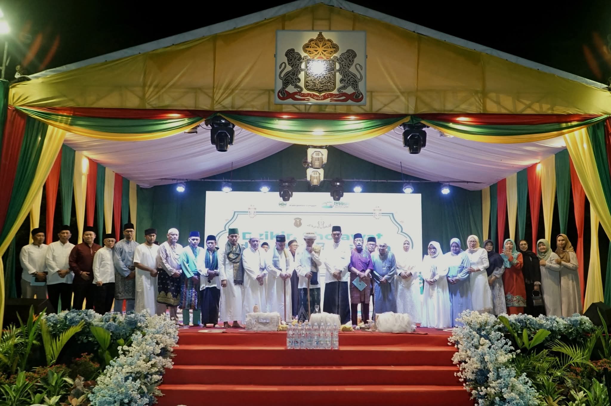 Pemerintah Kabupaten Lingga Gelar Dzikir, Sholawat dan Doa Bersama Semarak Hari Jadi ke-22 | f. Diskominfo Lingga
