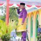 Upacara HUT Kabupaten Lingga ke-22 Berlangsung Khidmat di Dataran Sultan Abdulrahman Syah | f. Diskominfo Lingga