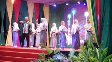 Pentas Seni PGRI Meriahkan Malam Hiburan Hari Jadi Kabupaten Lingga ke-22 | f. Diskominfo Lingga