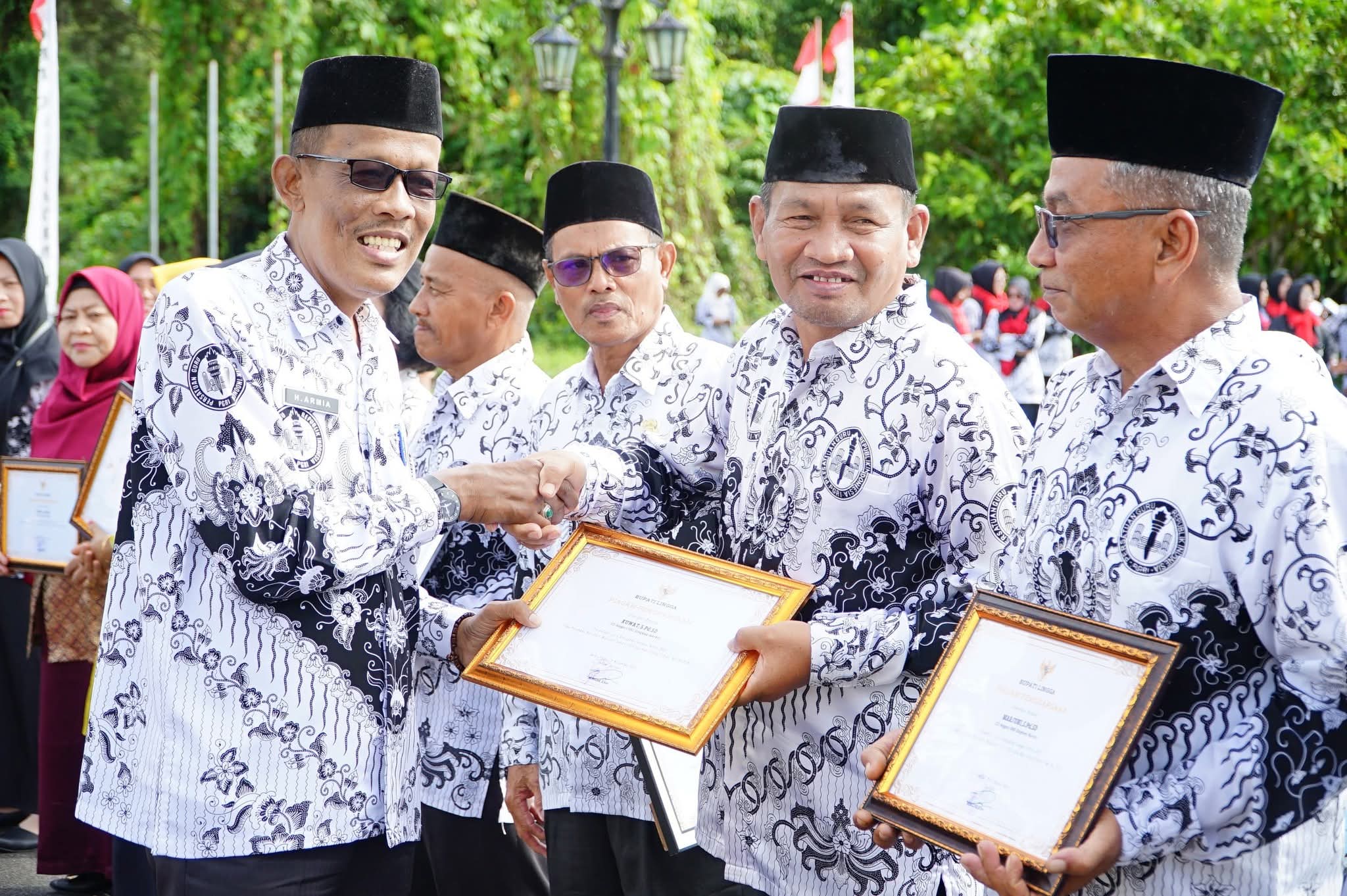 HUT PGRI ke-80 tahun | f. Diskominfo Lingga