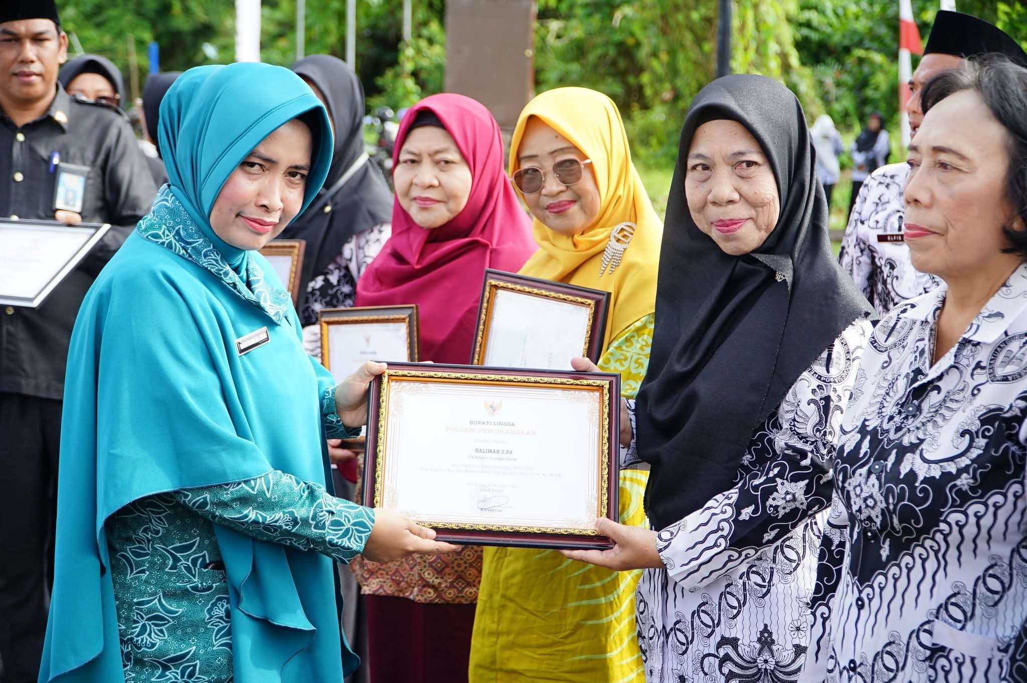 HUT PGRI ke-80 tahun | f. Diskominfo Lingga