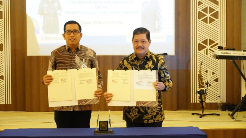 Perkuat Sinergi dan Kepastian Hukum, Kejati Kepri dan Bank Mandiri Jalin Kerja Sama Bidang Perdata dan TUN | f. Kejati Kepri