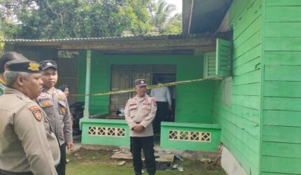 Rumah tempat Muri mengakhiri hidupnya dengan cara Gantung Diri | f. Redaksi