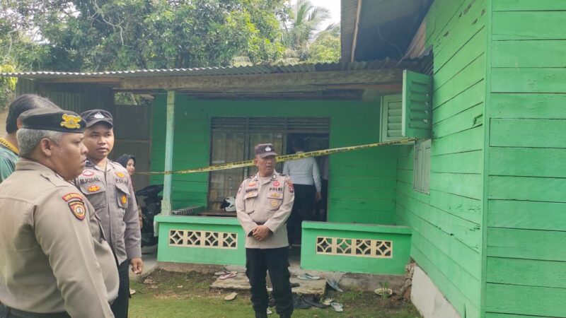 Rumah tempat Muri mengakhiri hidupnya dengan cara Gantung Diri | f. Redaksi