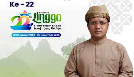 Ketua LMG, Ifaturamadan Adi Saswandy, S.Sos, menyampaikan bahwa usia 22 tahun bukan sekadar perhitungan waktu, melainkan simbol perjalanan, perjuangan, dan kebersamaan seluruh masyarakat Lingga. | f. Redaksi
