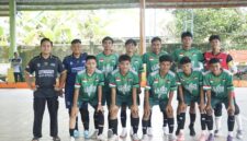 Squad Gaza Atk FC pada pembukaan turnamen LMG CUP II 2025 | f. Redaksi