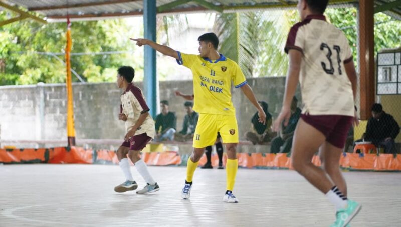 Tige Berlian tampil efik pada turnamen Futsal LMG CUP II 2025 | f. Redaksi