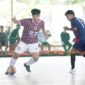 Beby dikatakan mirip dengan Bupati Lingga M. Nizar tampil efik membela Beijing A pada turnamen futsal LMG CUP II 2025 | f. Redaksi