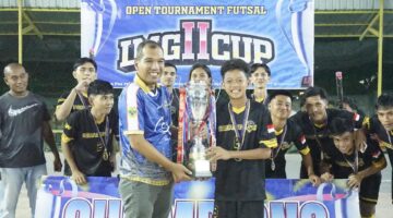 Wabup Lingga Resmi Tutup LMG CUP II 2025, Tige Berlian FC Juara Usai Kalahkan Beijing A 5-2 | f. Diskominfo Lingga