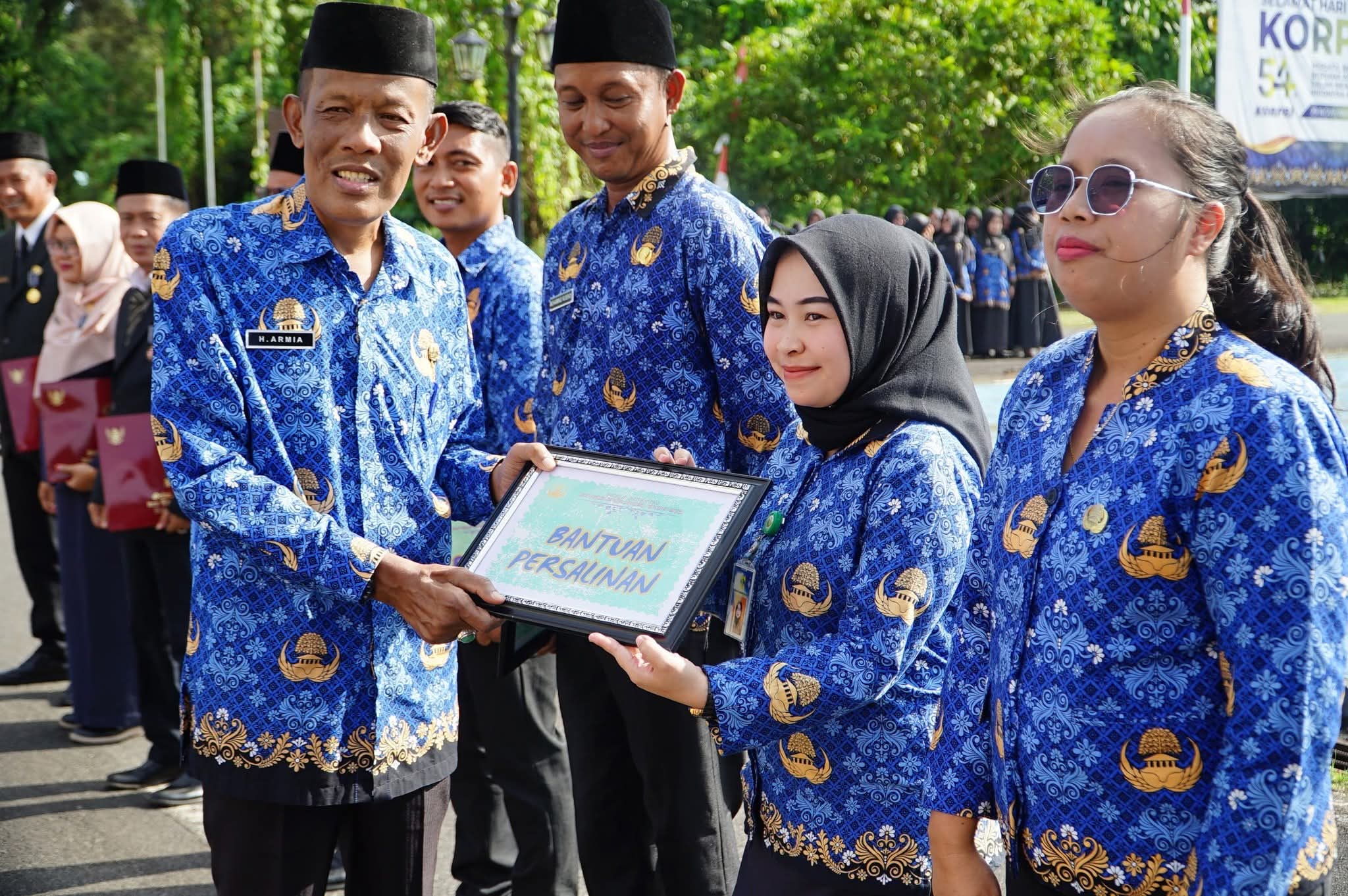 Pemkab Lingga Gelar Upacara HUT ke-54 KORPRI 2025 | f. Diskominfo Lingga