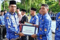 Pemkab Lingga Gelar Upacara HUT ke-54 KORPRI 2025 | f. Diskominfo Lingga