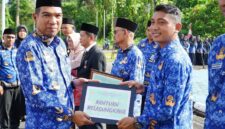 Pemkab Lingga Gelar Upacara HUT ke-54 KORPRI 2025 | f. Diskominfo Lingga