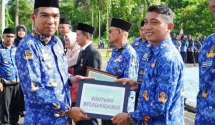 Pemkab Lingga Gelar Upacara HUT ke-54 KORPRI 2025 | f. Diskominfo Lingga