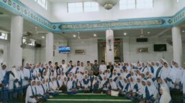 Ketua Dekranasda Lingga Hadiri Pembukaan Pengajian Dhuha Rajab, Sya’ban, dan Ramadhan BKMT Singkep | f. Diskominfo Lingga