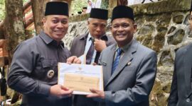 Bupati Lingga Lantik 6 Pejabat Pimpinan Tinggi Pratama di Air Terjun Resun, Sarat Filosofi Kepemimpinan | f. Diskominfo Lingga