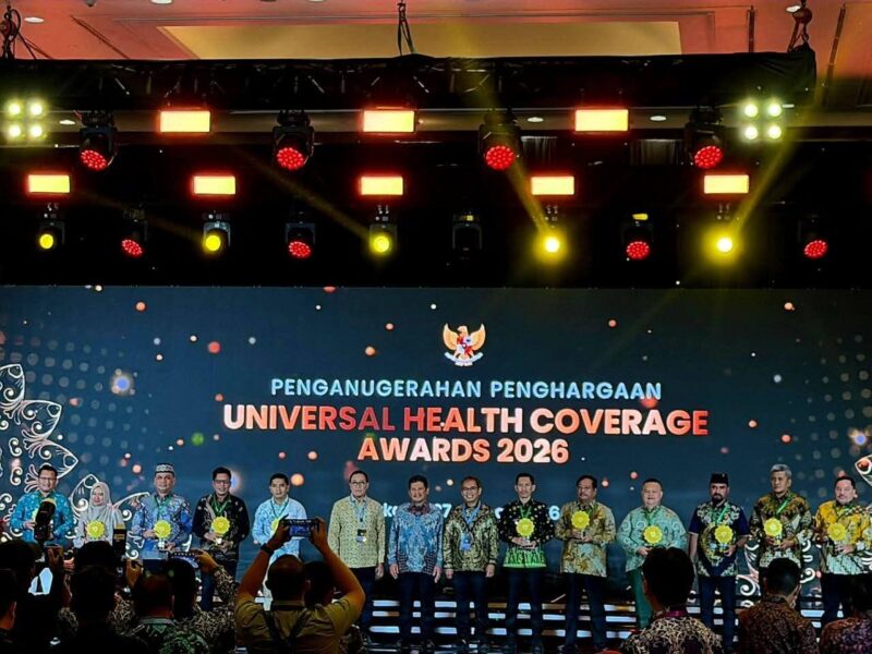 Kabupaten Lingga Raih Penghargaan UHC Awards 2026 Kategori Madya di Jakarta | f. Diskominfo Lingga
